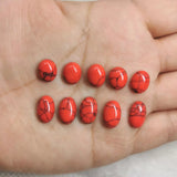 3x5 4x6 5x7 6x8 8x10 8x12 10x12mm Half Oval Turquoise Cabochons