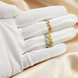925 Sterling Silver Oval Square Round Prong Ring Setting Rose Plated DIY Bezel