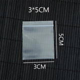 Transparent Food Phone Card Valve Hermetic Bags - 100Pcs