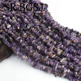 Charoite Freeform Chips Natural Gems Beads Strand 34 Inch