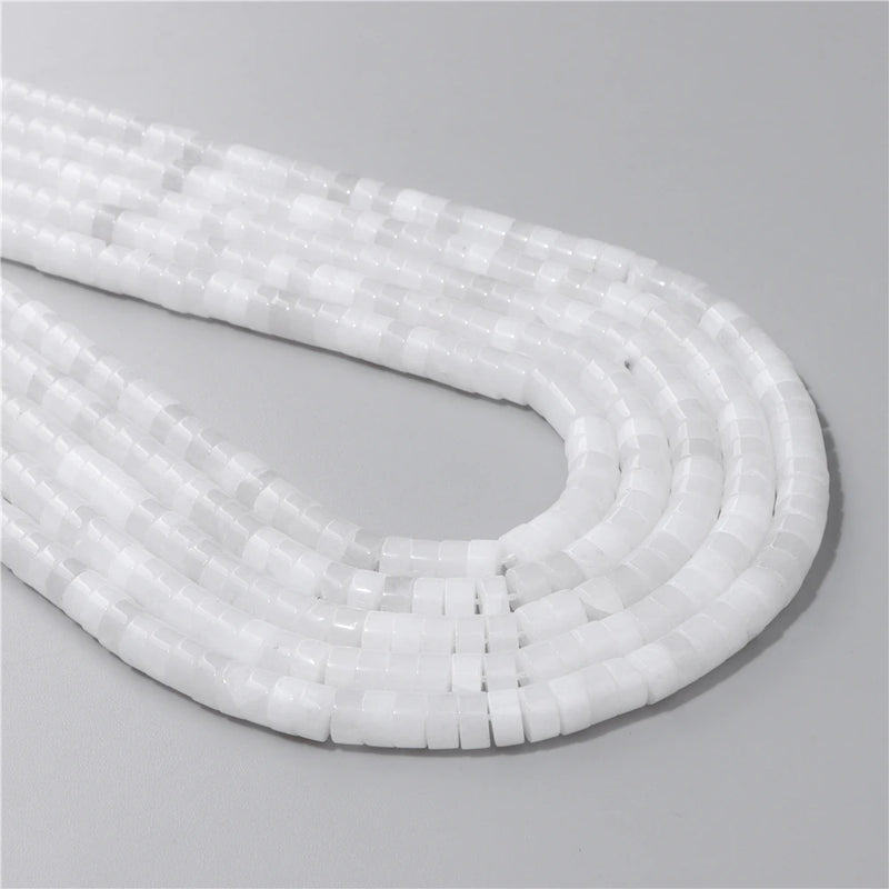 3x6mm Quartz Crystal Rondelle Bead for Jewelry Making