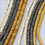 Natural Bovine Bone Beads Carved Cross Tibetan Spacer DIY Jewelry