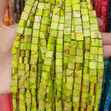 8mm Natural Stone Square Beads Strand for Jewelry Making