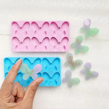 Butterfly Silicone Mold Clover Shamrock Keychain Resin Mold