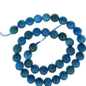 4-10MM Apatite Stone Charm Round Beads for Jewelry Making DIY