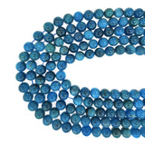 4-10MM Apatite Stone Charm Round Beads for Jewelry Making DIY