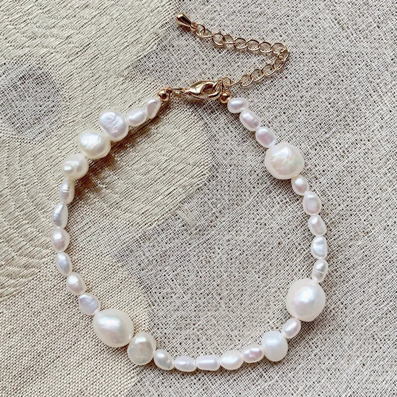 Baroque Pearl Bracelets for Women Natural Freshwater Pearls