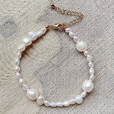 Baroque Pearl Bracelets for Women Natural Freshwater Pearls