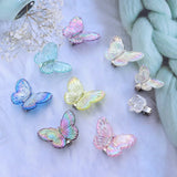 Kids Hair Clips Transparent Butterfly Clips Baby Girls Hair Accessories Barrette