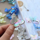 Kids Hair Clips Transparent Butterfly Clips Baby Girls Hair Accessories Barrette