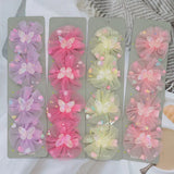 Kids Hair Clips Transparent Butterfly Clips Baby Girls Hair Accessories Barrette