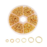 4-10mm Golden Iron Ring Double Ring Closed Ring Buckle DIY Jewelry Accessories