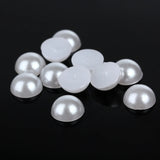 4-12MM Half Round Pearl Craft Beads, DIY Decoration
