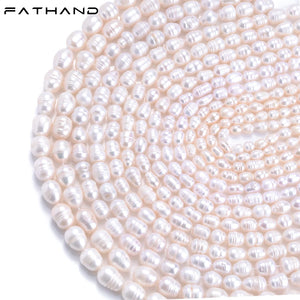 4-12mm Freshwater Pearl Beads Large Hole Loose Beads Baroque Pearls