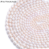 4-12mm Freshwater Pearl Beads Large Hole Loose Beads Baroque Pearls