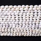 4-12mm Freshwater Pearl Beads Large Hole Loose Beads Baroque Pearls