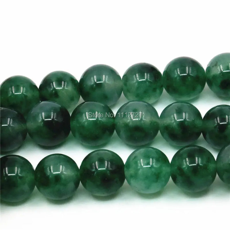 4-12mm Green Tourmaline Round Beads for DIY Jewelry Making