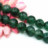 4-12mm Green Tourmaline Round Beads for DIY Jewelry Making