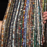 4-12mm Matte Rhodonite Round Stone Beads for Jewelry Making