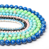 4-12mm Shell Turquoise Stone Beads Round Loose Spacer Beads for Jewelry Making