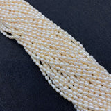 High-end Purple AA Natural Freshwater Rice Beads 1 Strand