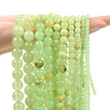 4-12mm Green Chalcedony Jades Stone Beads for Jewelry Making