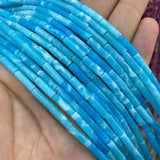 4*13mm Natural Stone Amethysts Turquoise Loose Beads 15''