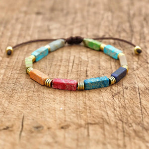 7 Chakra Bracelet String Braided Strand Friendship Lover Couples Wrap Jewelry