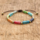 7 Chakra Bracelet String Braided Strand Friendship Lover Couples Wrap Jewelry