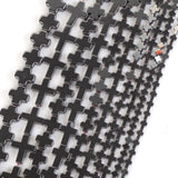 4-14mm Cross Hematite Stone Beads for Jewelry Making DIY Bracelet Necklace