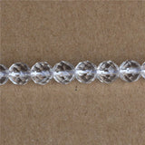 4-14mm Rock Quartz Beads Natural Clear Crystal Beads For Jewelry Making 15''