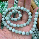 Angelite Stone Beads Round DIY Loose Beads For Jewelry Making