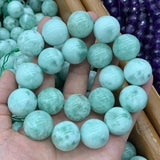 Angelite Stone Beads Round DIY Loose Beads For Jewelry Making