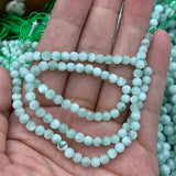 Angelite Stone Beads Round DIY Loose Beads For Jewelry Making