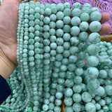 Angelite Stone Beads Round DIY Loose Beads For Jewelry Making