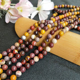 Round Mookaite Jasper Beads 4-16mm Natural Stone Beads Jewelry Making 15''