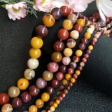 Round Mookaite Jasper Beads 4-16mm Natural Stone Beads Jewelry Making 15''