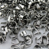 Stainless Steel Hook Pendant Accessories for DIY Jewelry, 300pcs