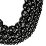 4-20mm Round Faceted Agates Beads For Jewelry Making 15''