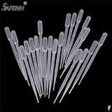 20pcs Plastic Squeeze Transfer Pipettes for Silicone Mold UV Epoxy Resin 3ML