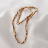 Gold-Plated Gallstone Faceted Wheel Flat Bead Spacer DIY Bead Material