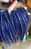Dark Lapis Lazuli Stone Beads for Jewelry Making DIY Bracelet Necklace