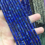 Dark Lapis Lazuli Stone Beads for Jewelry Making DIY Bracelet Necklace