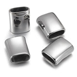 2pcs 316L Stainless Steel Slide Charms for Bracelet Making