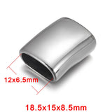 2pcs 316L Stainless Steel Slide Charms for Bracelet Making