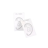50Pcs Jewelry Display Earring Cards Paper Holder for Studs Drop Earrings Clip
