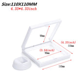Ancient Coin Display Box Stand Jewelry Storage Case 3D Display