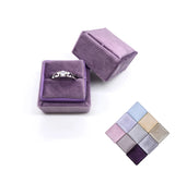 Velvet Single Ring Box Vintage Jewelry Storage Box