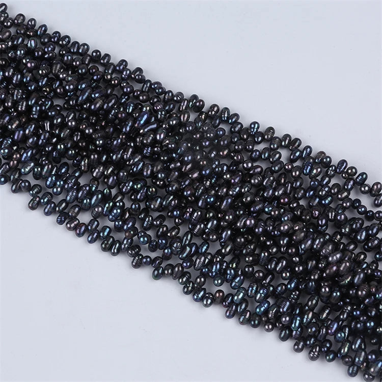 4-4.5mm Top Hole Rice Freshwater Pearl Strand