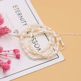 4-4.5mm Freshwater Pearl Beads Rice Shape Loose Beads for DIY Jewelry Making